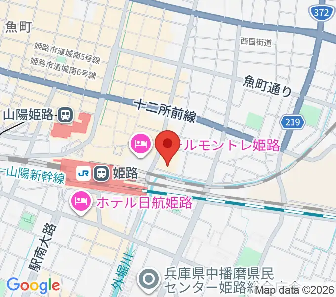 アースシネマズ姫路の地図