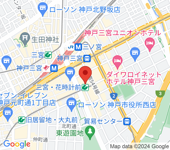 神戸国際松竹の場所