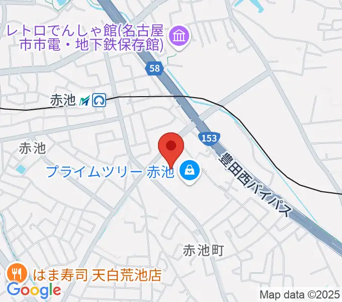 TOHOシネマズ赤池の地図