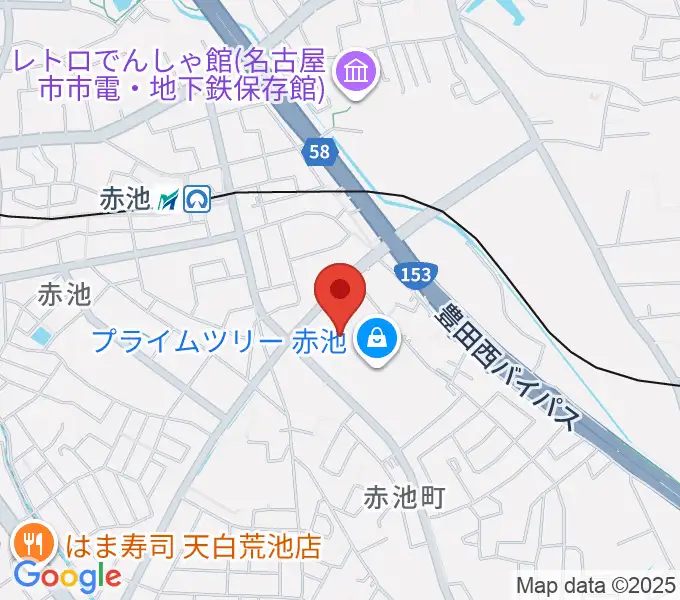 TOHOシネマズ赤池の地図