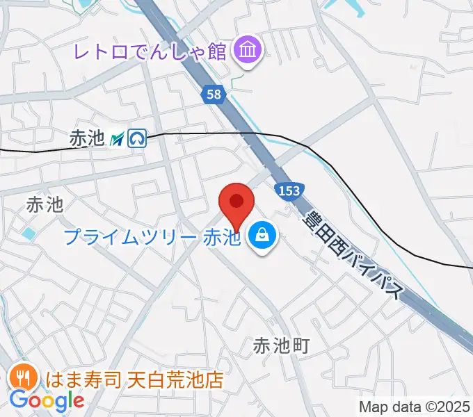TOHOシネマズ赤池の地図