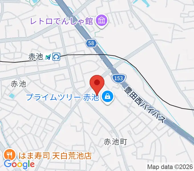 TOHOシネマズ赤池の地図