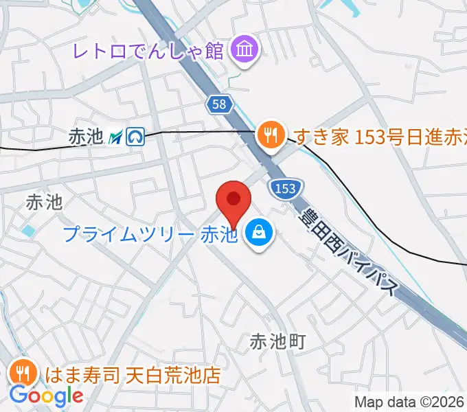 TOHOシネマズ赤池の地図