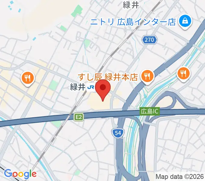 TOHOシネマズ緑井の地図