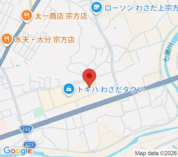TOHOシネマズ大分わさだの地図