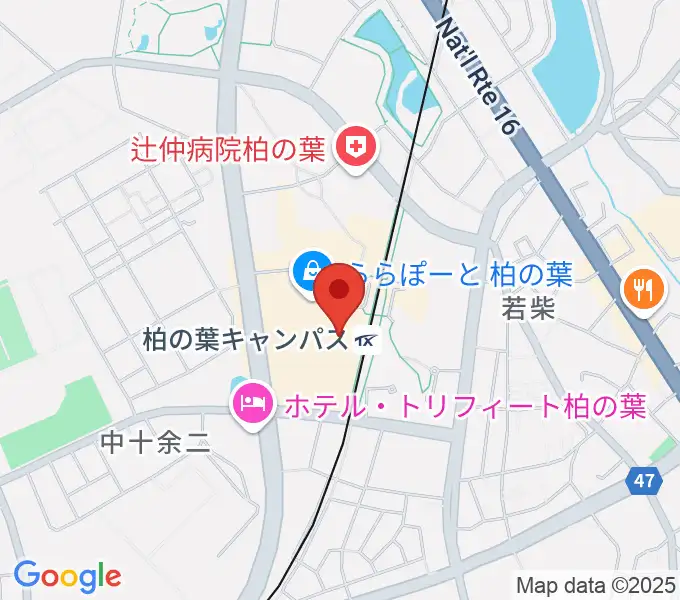MOVIX柏の葉の地図