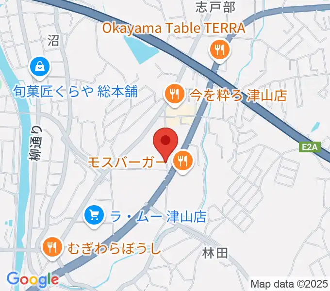 ヨシダミュージックの地図