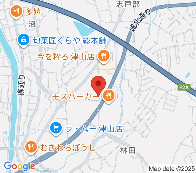 ヨシダミュージックの地図