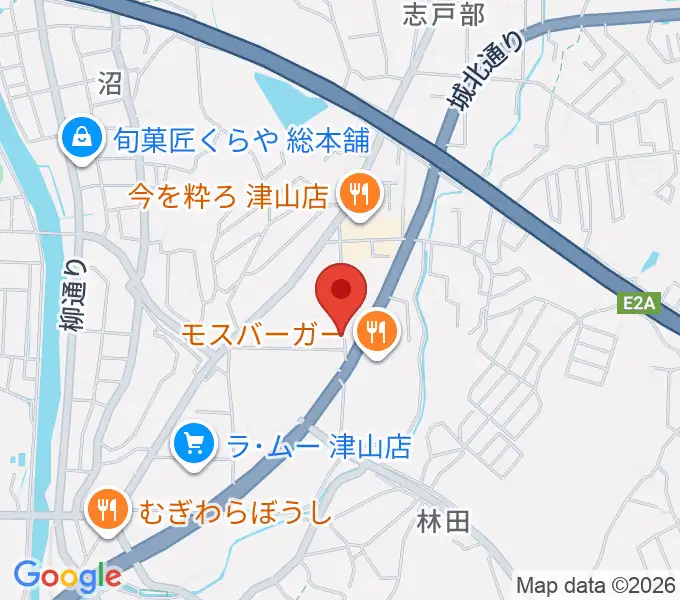 ヨシダミュージックの地図