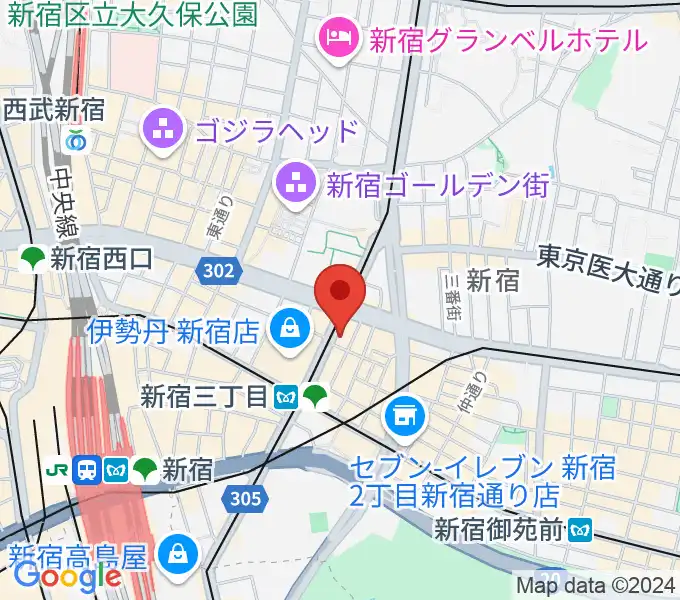 シネマート新宿の地図