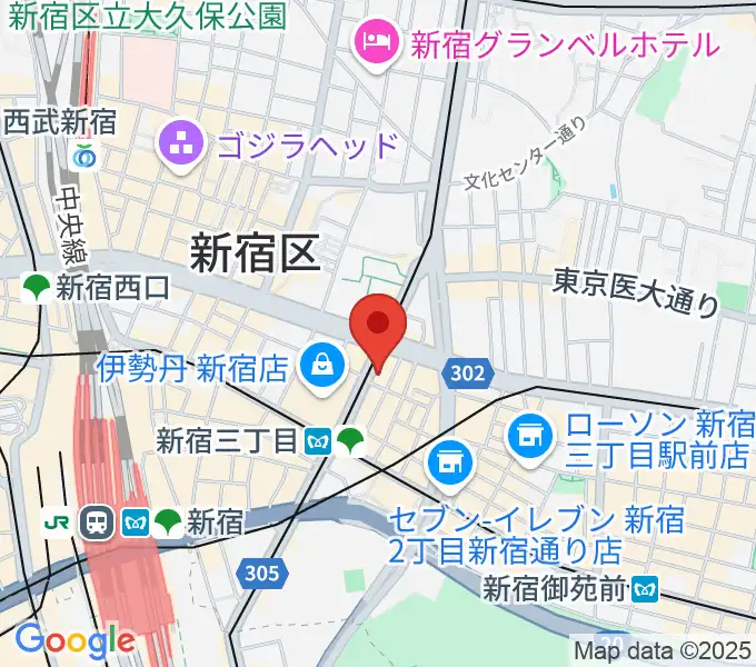 シネマート新宿の地図