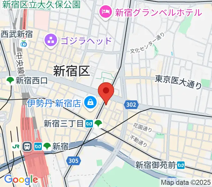 シネマート新宿の地図