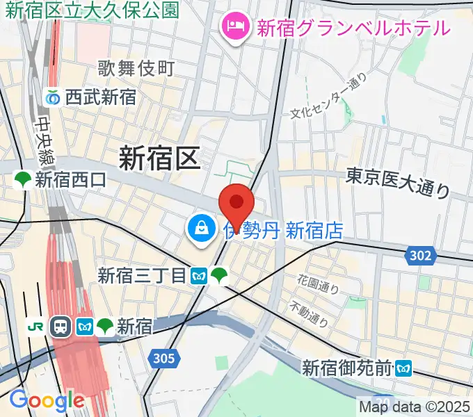 シネマート新宿の地図