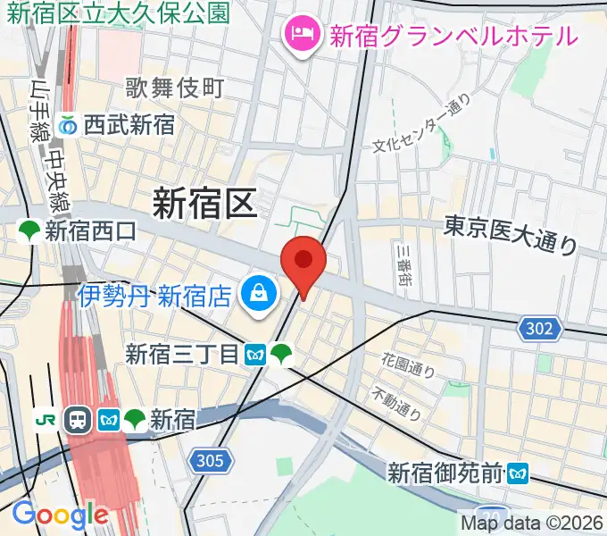 シネマート新宿の地図