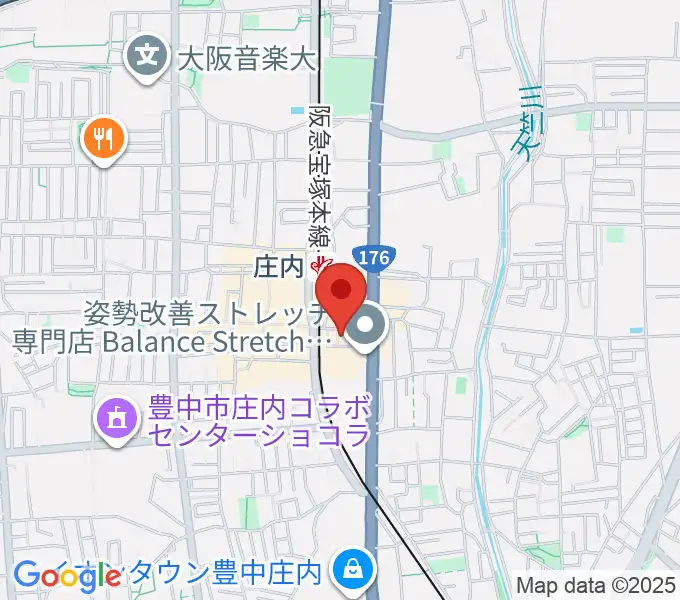 Mines Guitar Studioの地図