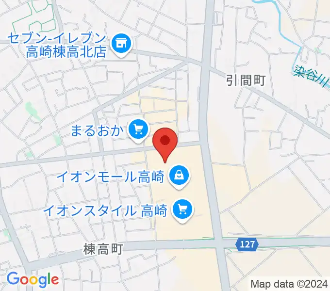 イオンシネマ高崎の地図