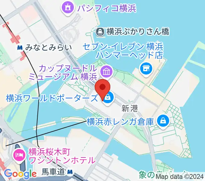 イオンシネマみなとみらいの地図