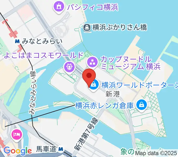 イオンシネマみなとみらいの地図
