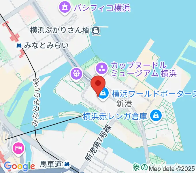 イオンシネマみなとみらいの地図