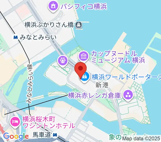 イオンシネマみなとみらいの地図