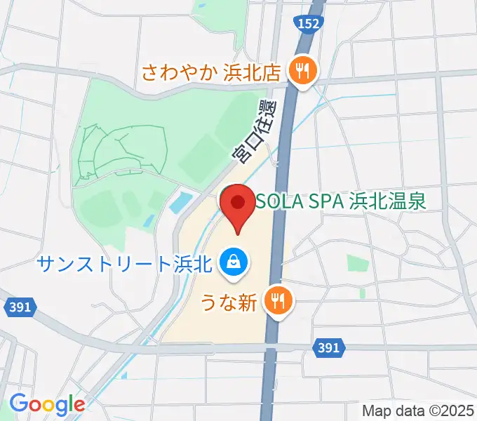 TOHOシネマズサンストリート浜北の地図
