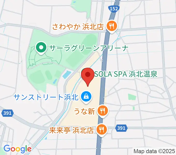 TOHOシネマズサンストリート浜北の地図
