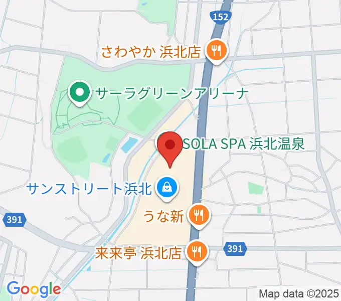 TOHOシネマズサンストリート浜北の地図