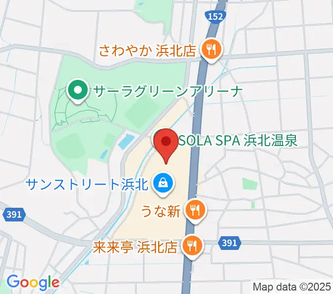 TOHOシネマズサンストリート浜北の地図