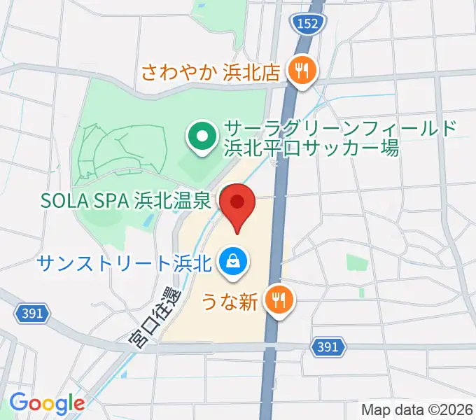 TOHOシネマズサンストリート浜北の地図