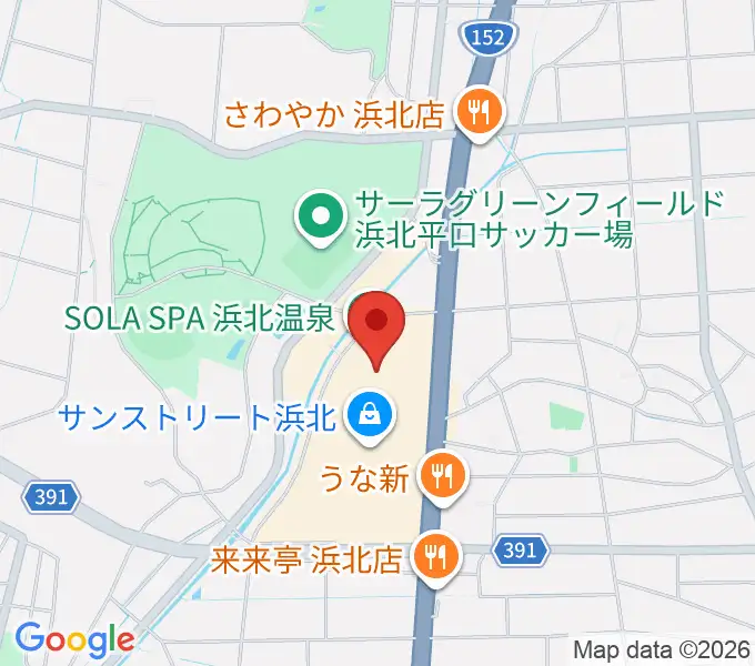TOHOシネマズサンストリート浜北の地図