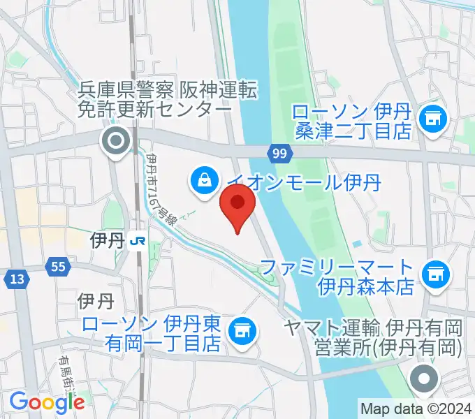 TOHOシネマズ伊丹の地図