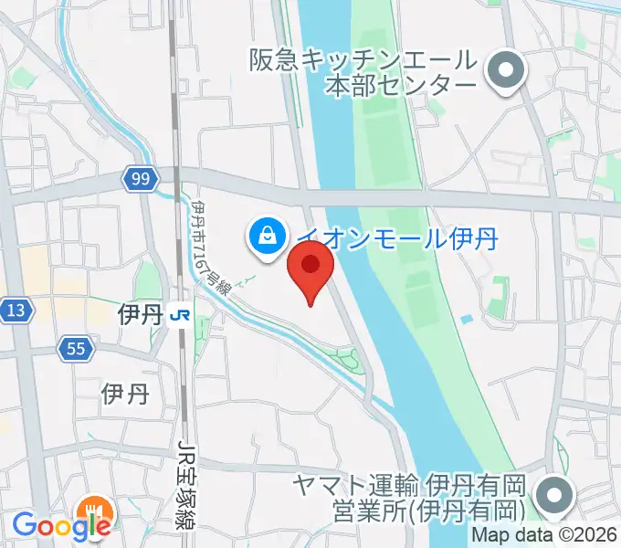 TOHOシネマズ伊丹の地図