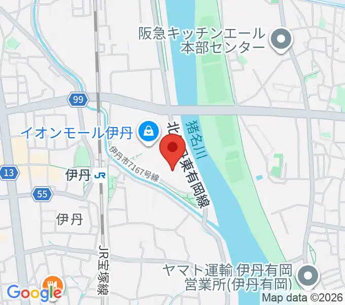 TOHOシネマズ伊丹の地図