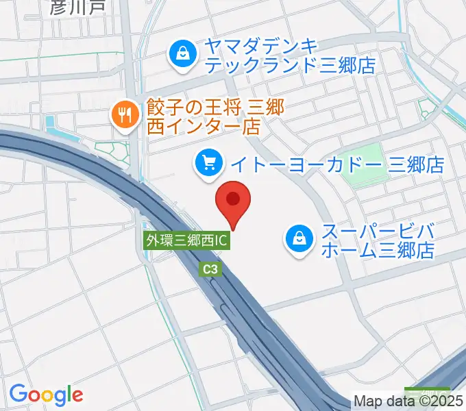 MOVIX三郷の地図