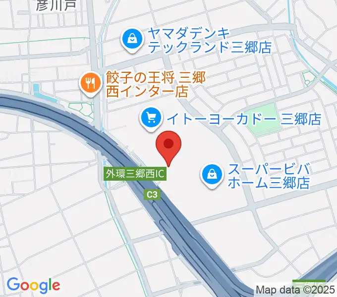 MOVIX三郷の地図