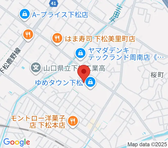 MOVIX周南の地図
