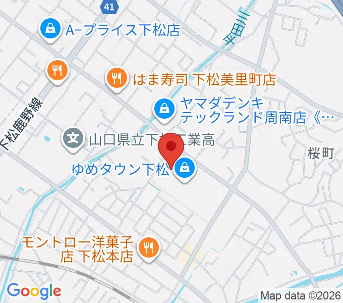 MOVIX周南の地図