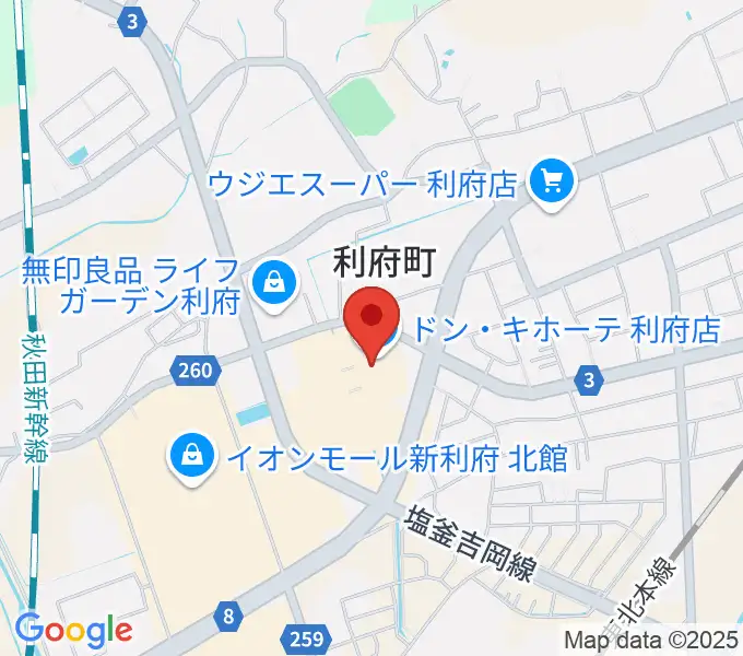 MOVIX利府の地図