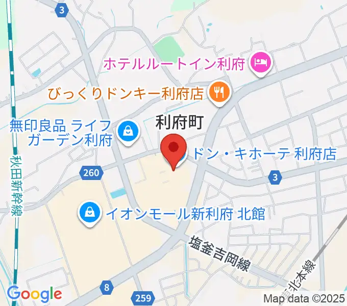 MOVIX利府の地図