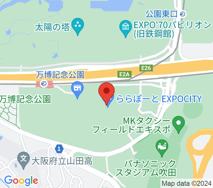 109シネマズ大阪エキスポシティの場所