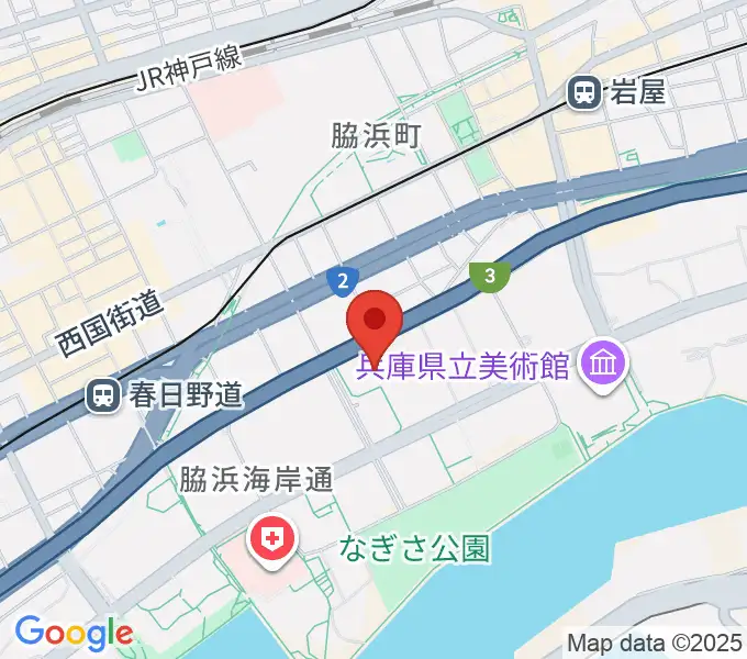 109シネマズHAT神戸の地図