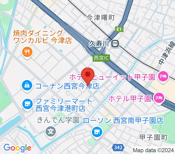 スタジオ1812の地図