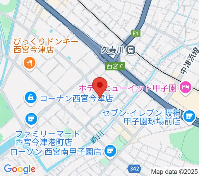 スタジオ1812の地図