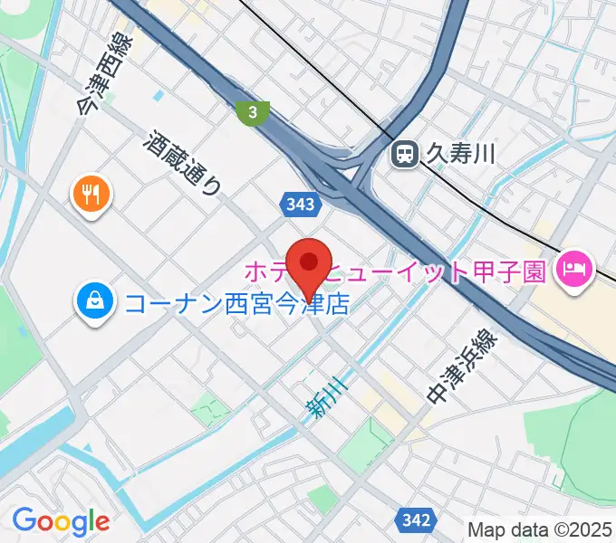 スタジオ1812の地図