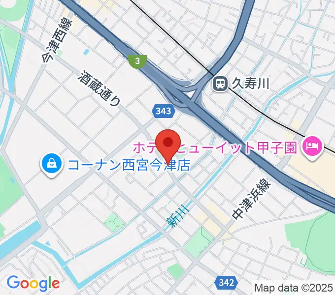 スタジオ1812の地図