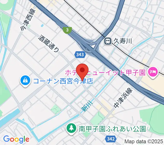 スタジオ1812の地図