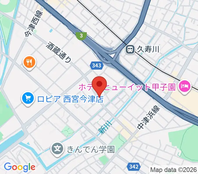 スタジオ1812の地図