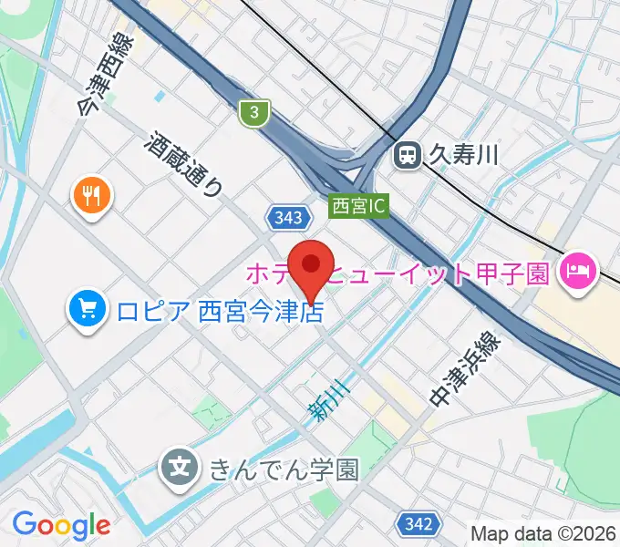 スタジオ1812の地図
