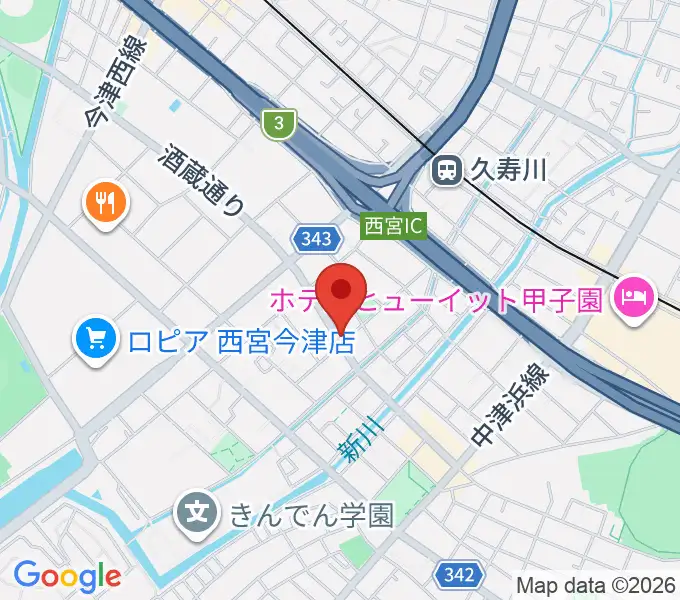 スタジオ1812の地図