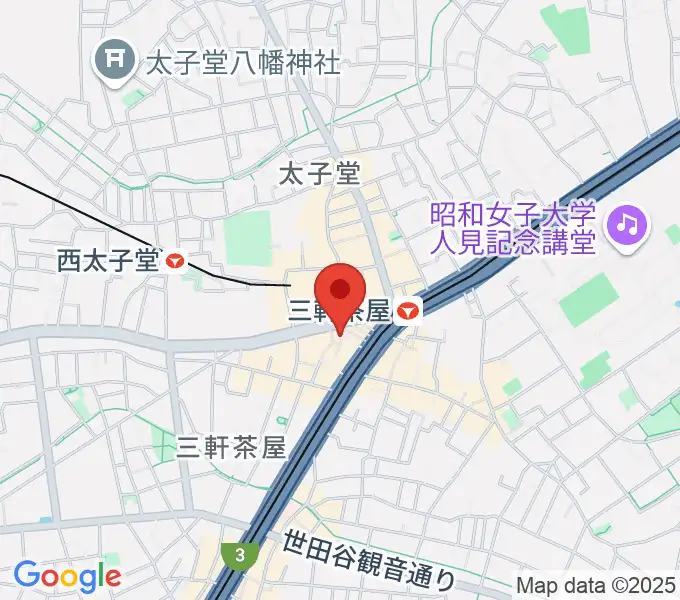 三軒茶屋32016の地図